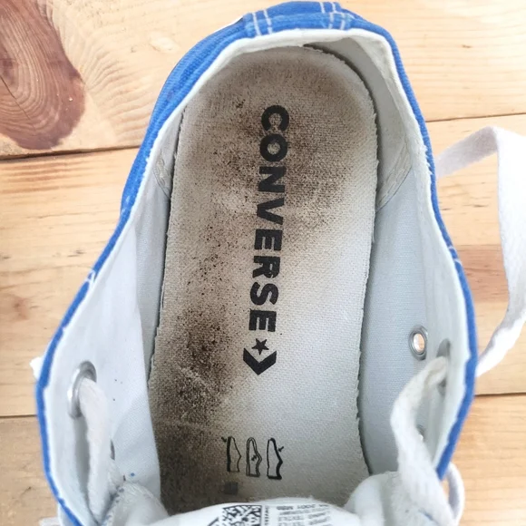 Converse All Star Chuck Taylor Blue Sneakers Low Top Canvas Shoes Women's Size 6 - Picture 11 of 12